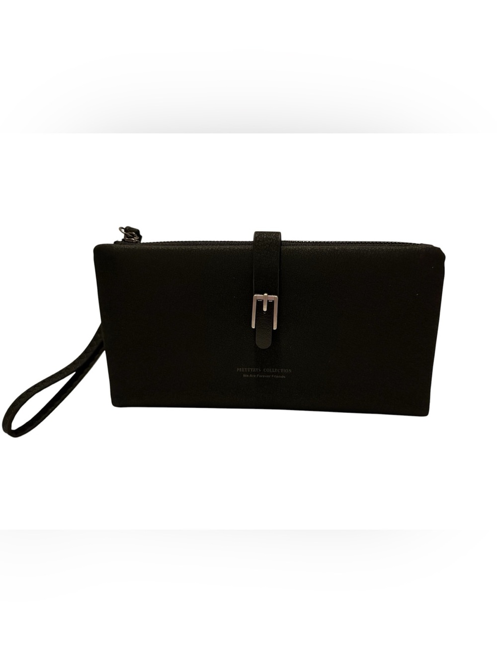 PRETTYYYS COLLECTION Black Buckle Wallet